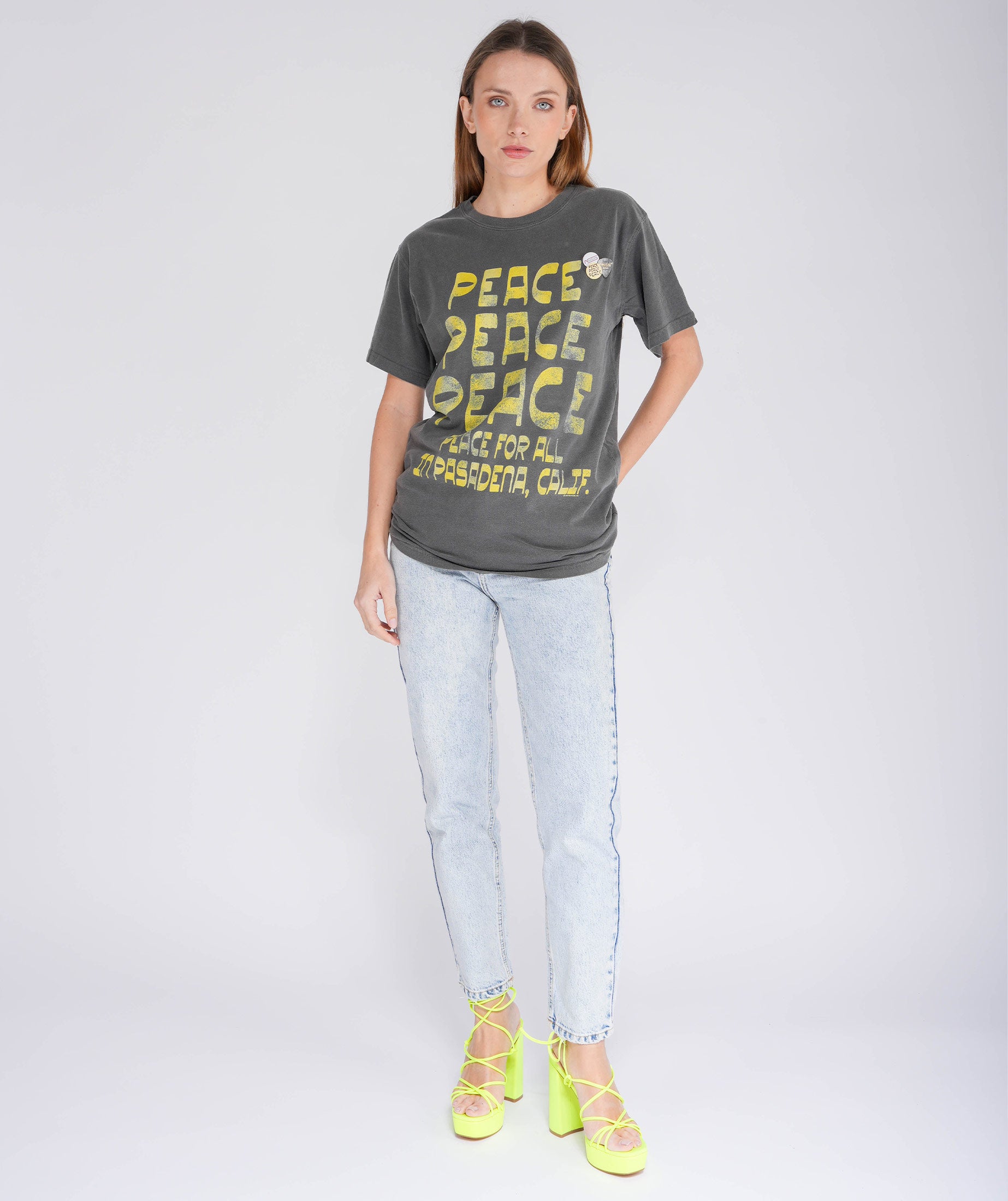 PASADENA" pepper trucker tee shirt