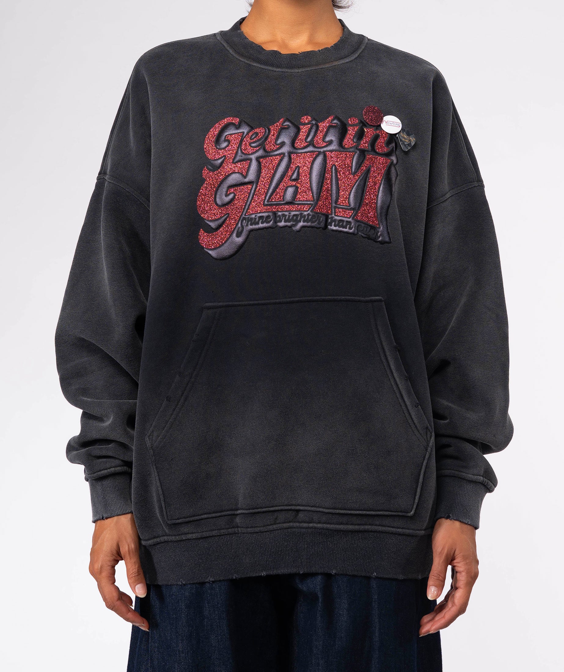 Vintage Piper Night Sweatshirt "BRIGHTER"