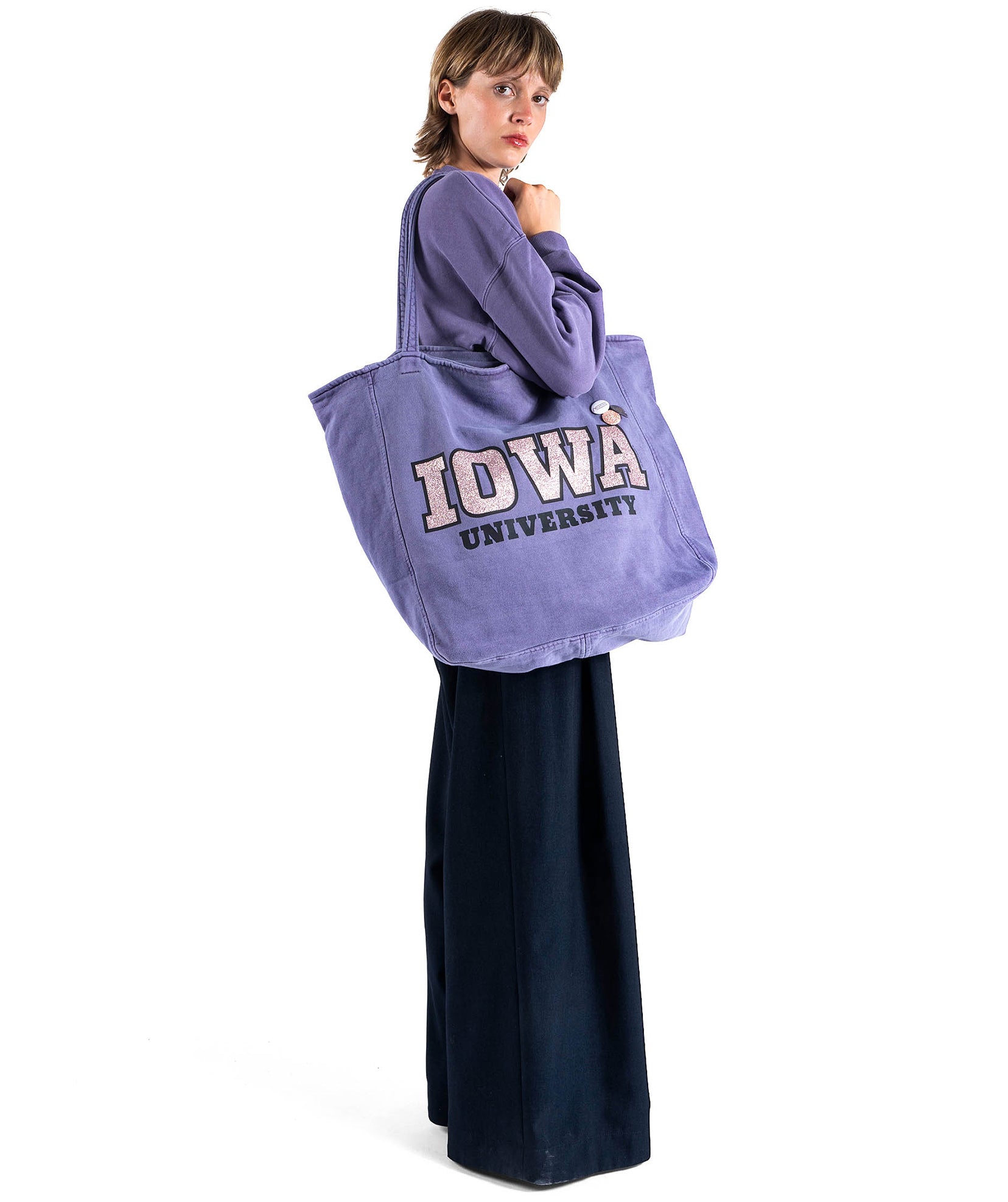 Sweatshirt crop wear grape "BUBBLE