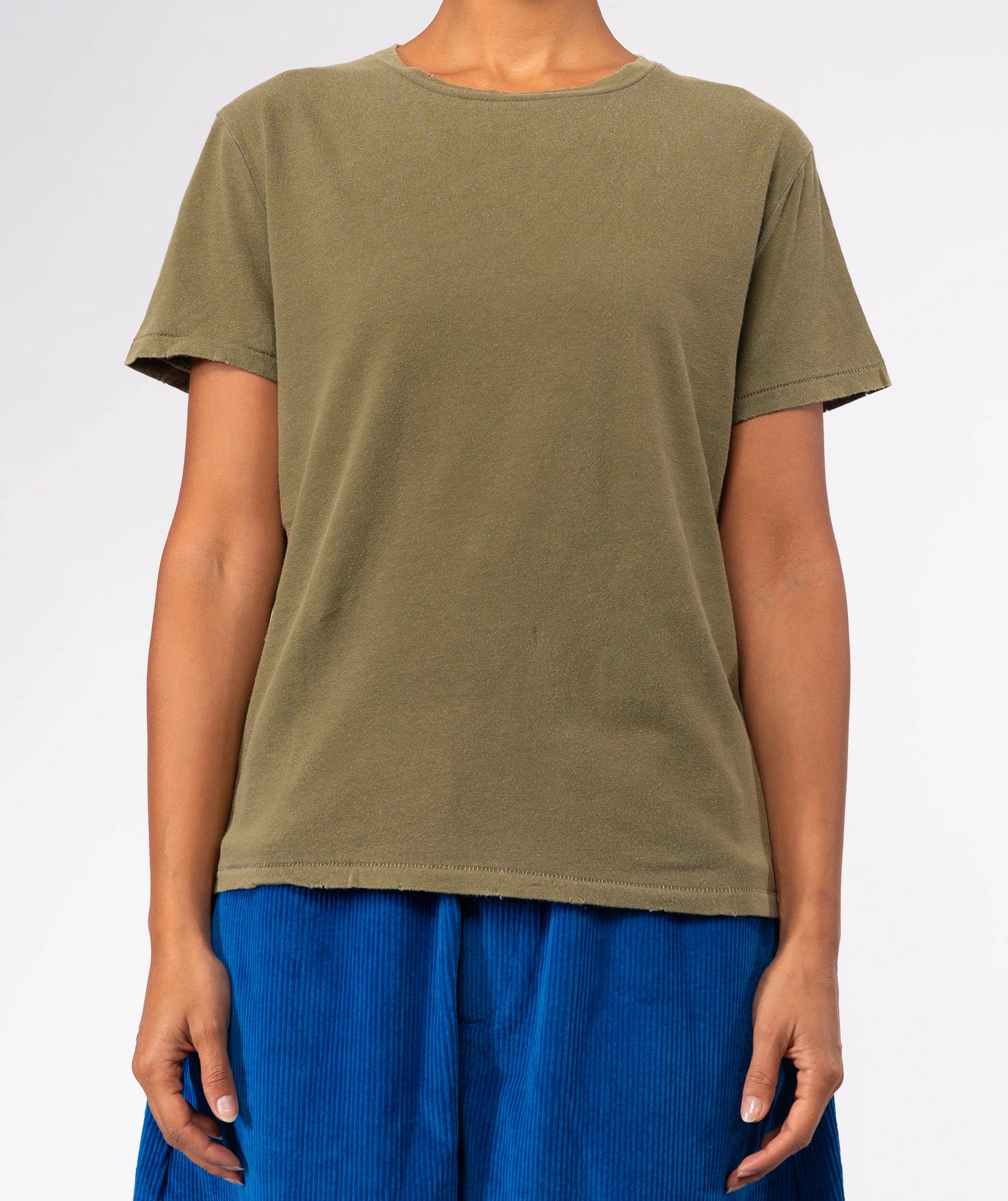 DAILY" starlight khaki tee shirt