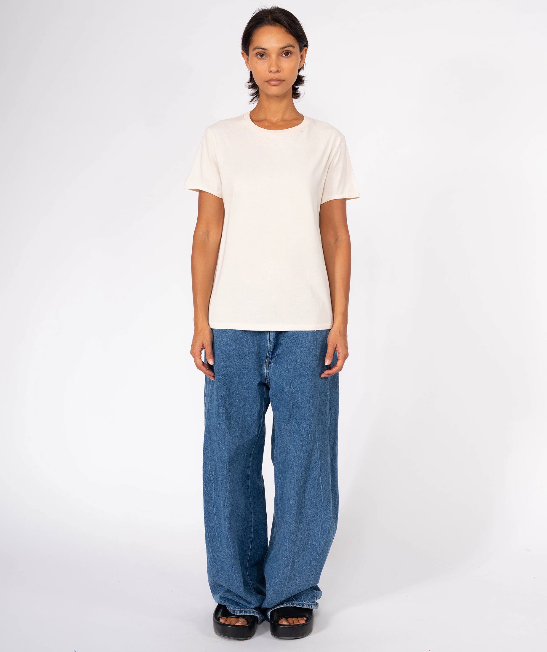 DAILY" starlight natural tee shirt