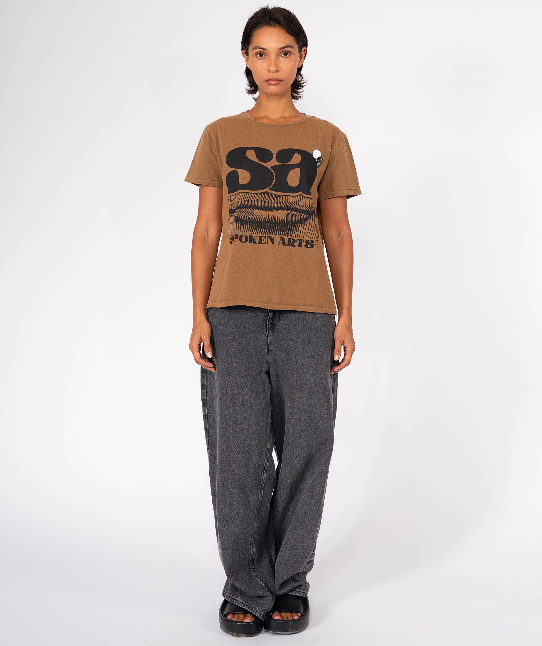 SPOKEN" havana starlight tee shirt