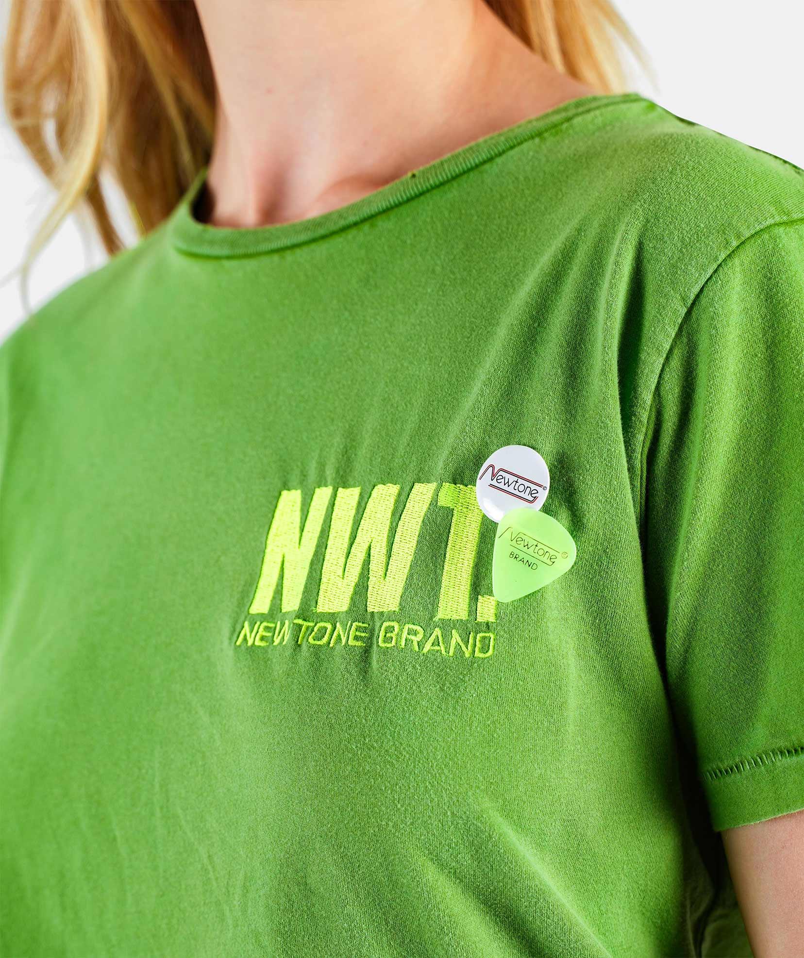 Tee shirt starlight aloe "BRAND SS24" - Newtone