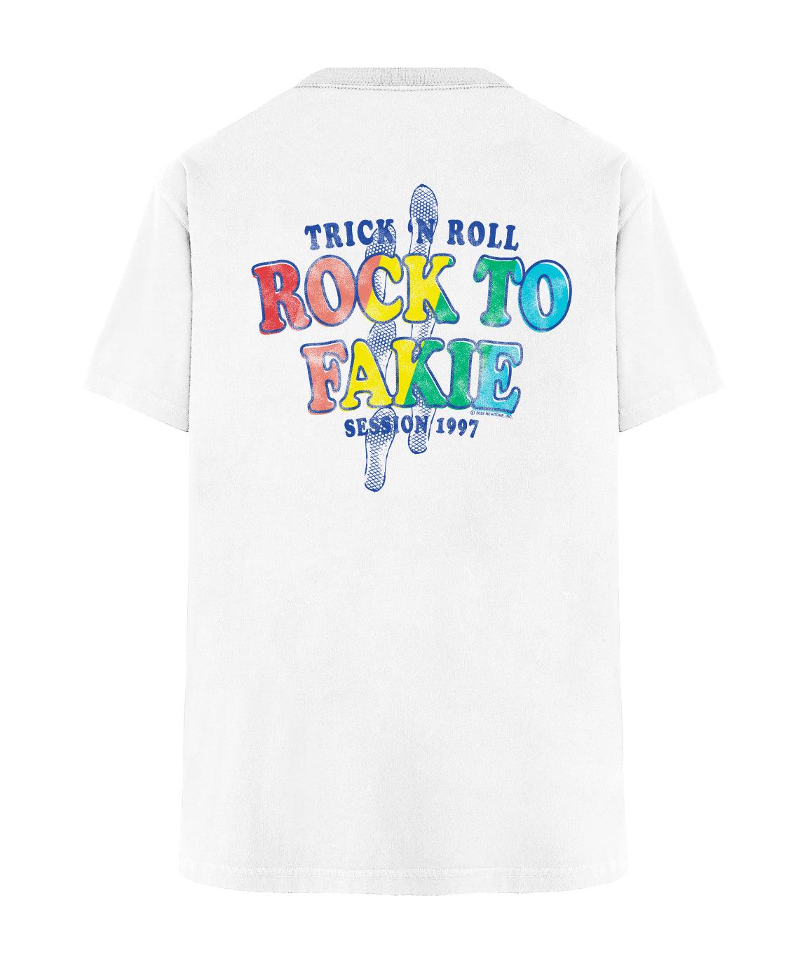 Tee shirt trucker dirty white "FAKIE SS24" - Newtone