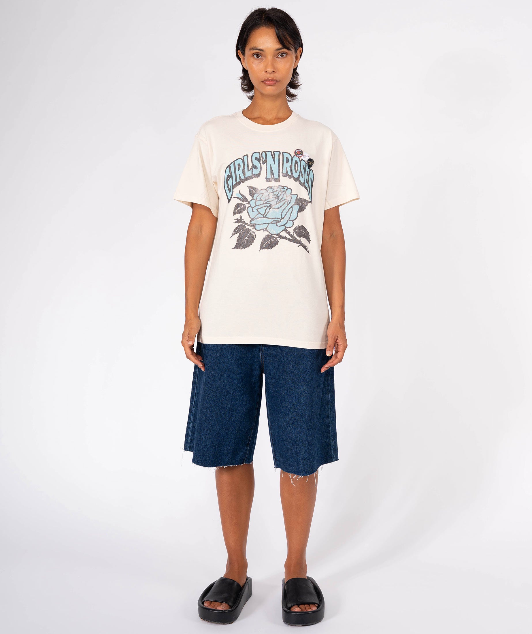 AXL" natural trucker tee shirt