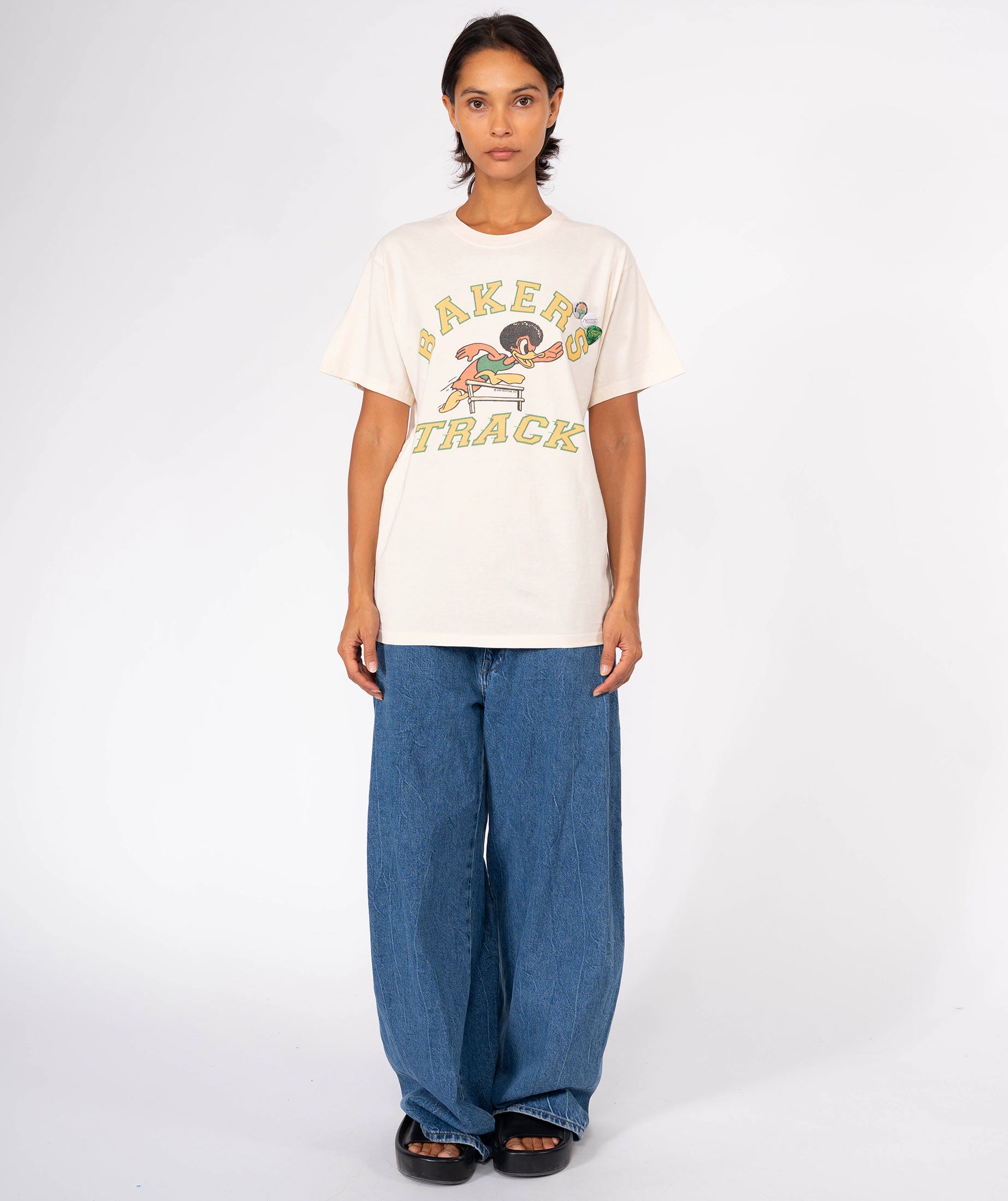 BAKERS" natural trucker tee shirt