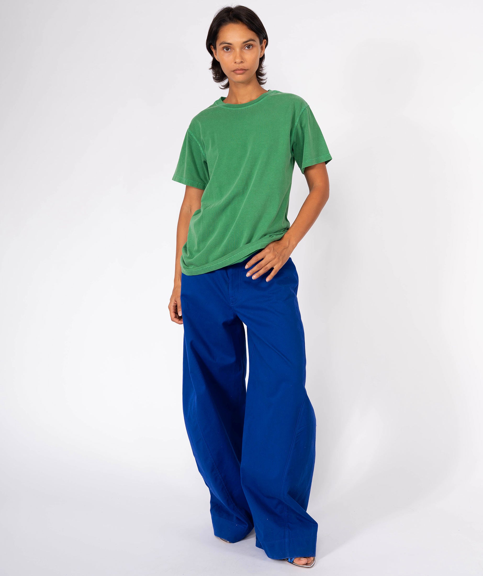 DAILY" trucker grass tee shirt