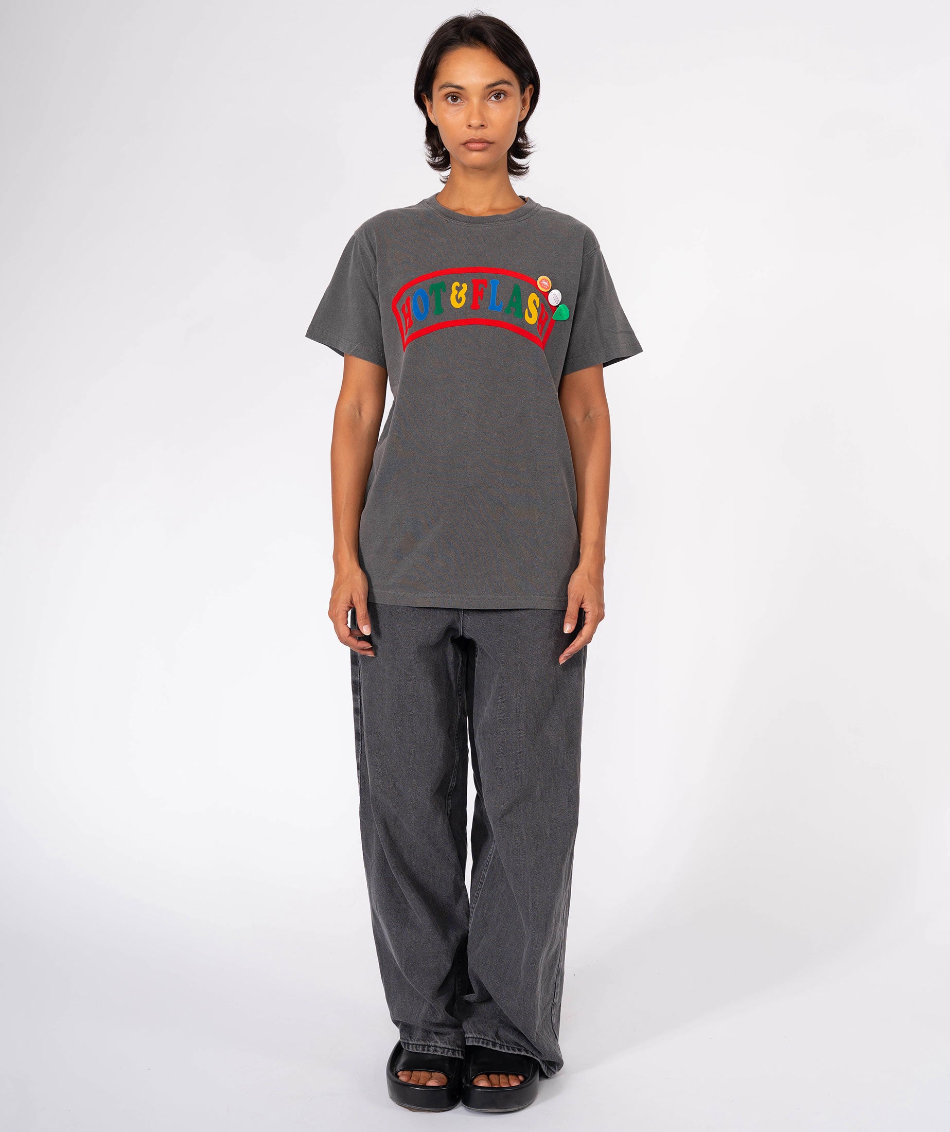 HOT" pepper trucker tee shirt