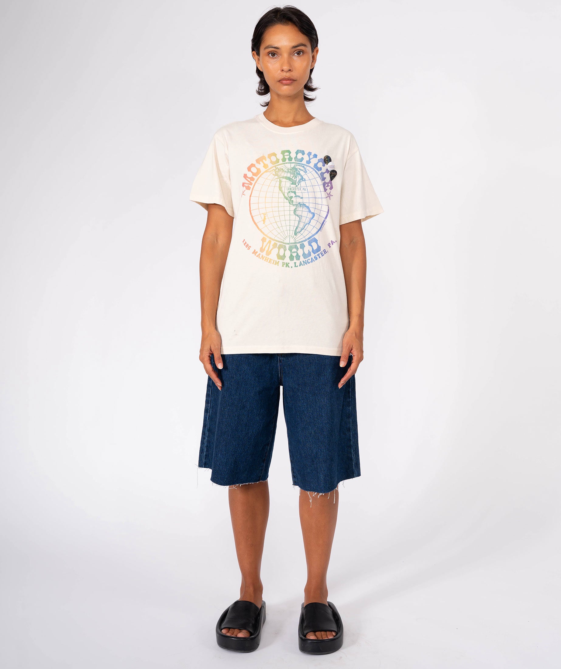 LANCASTER" natural trucker tee shirt