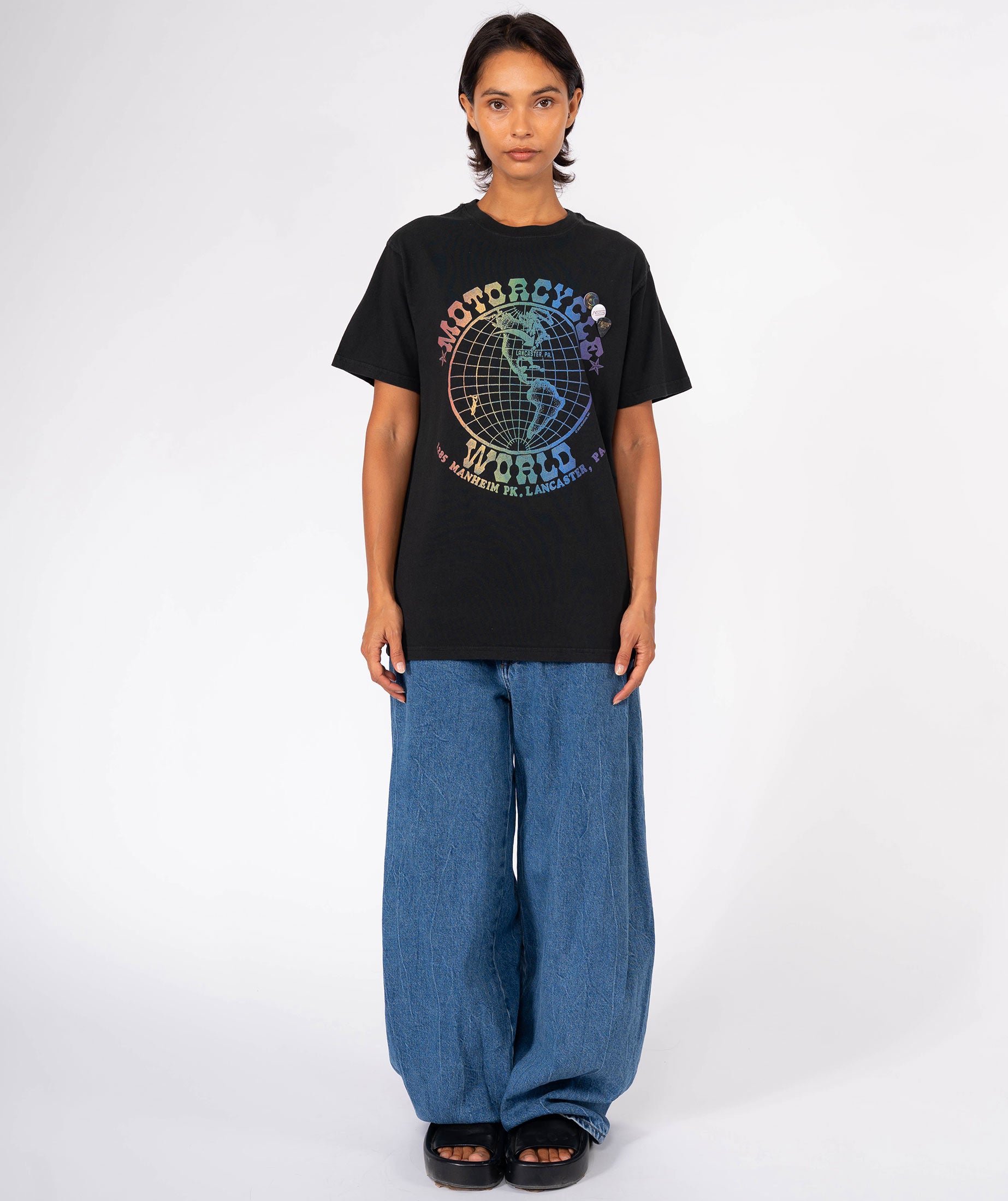 LANCASTER" trucker night tee shirt