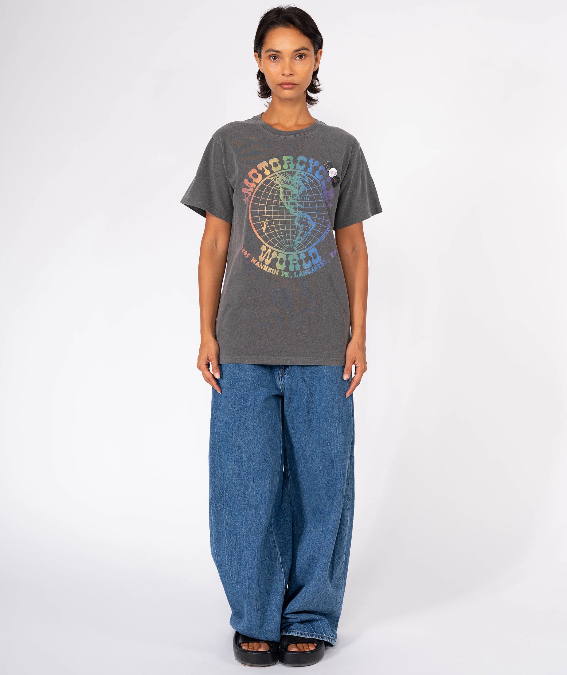 LANCASTER" pepper trucker tee shirt