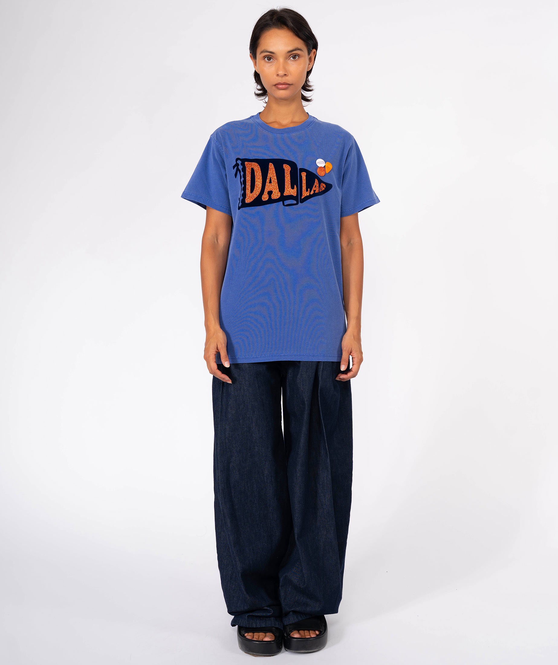 Tee shirt trucker flo blue "PRENNANT