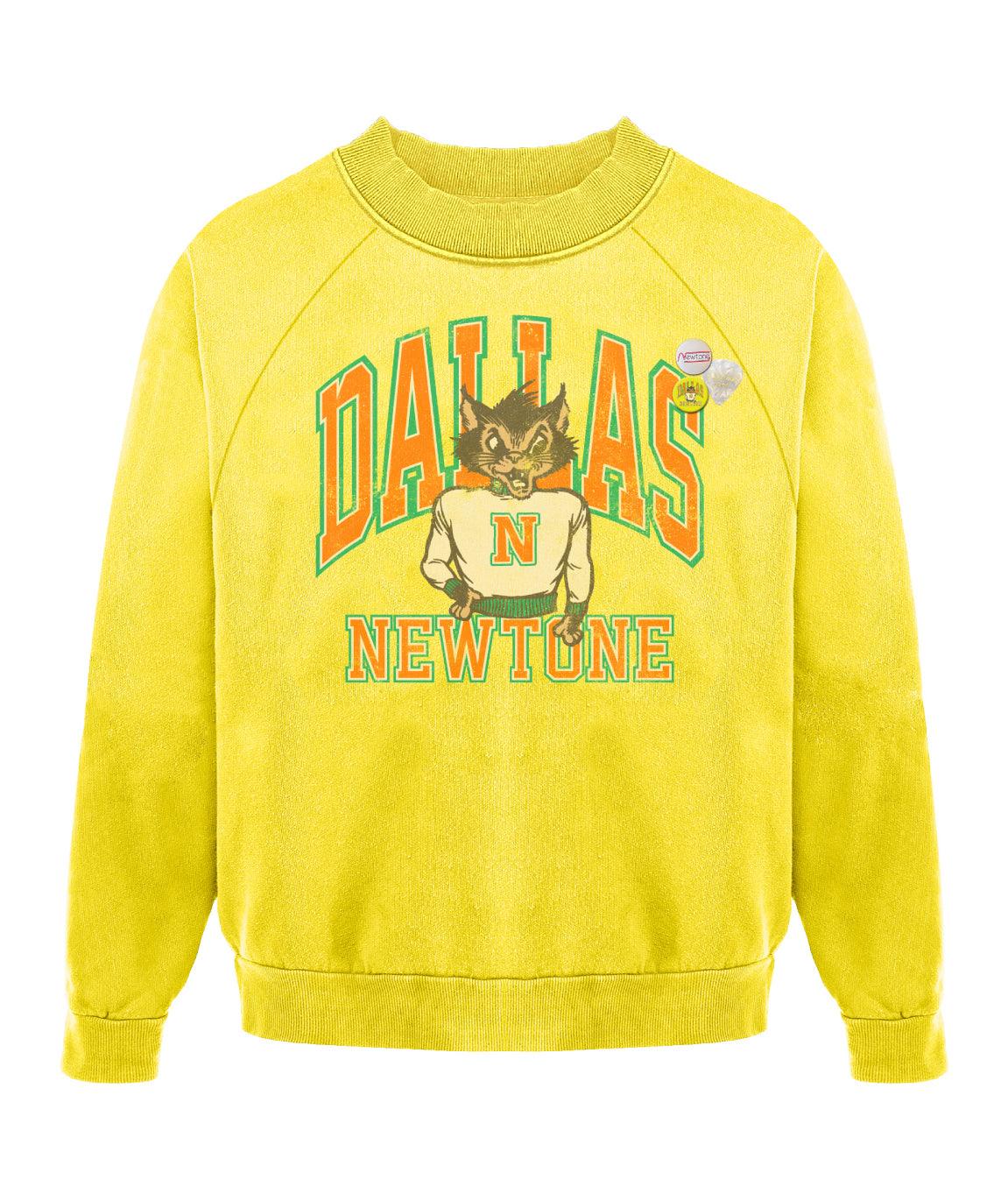 "DALLAS" finger lemon sweatshirt - Newtone