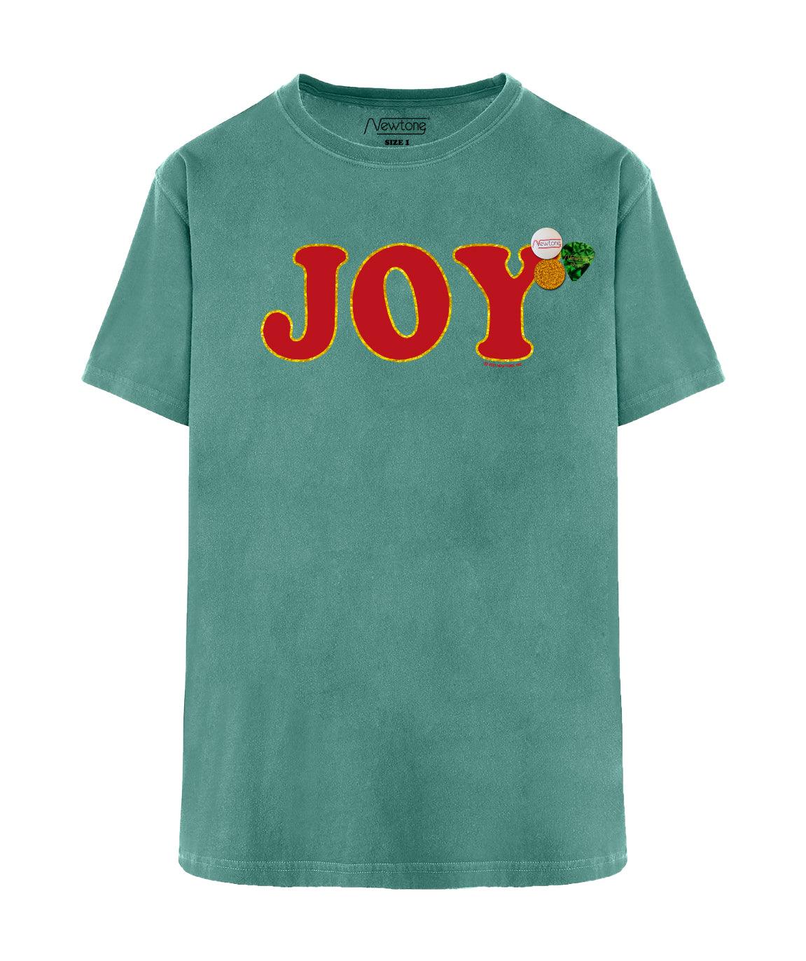Light green "JOY FW21" trucker tee - Newtone