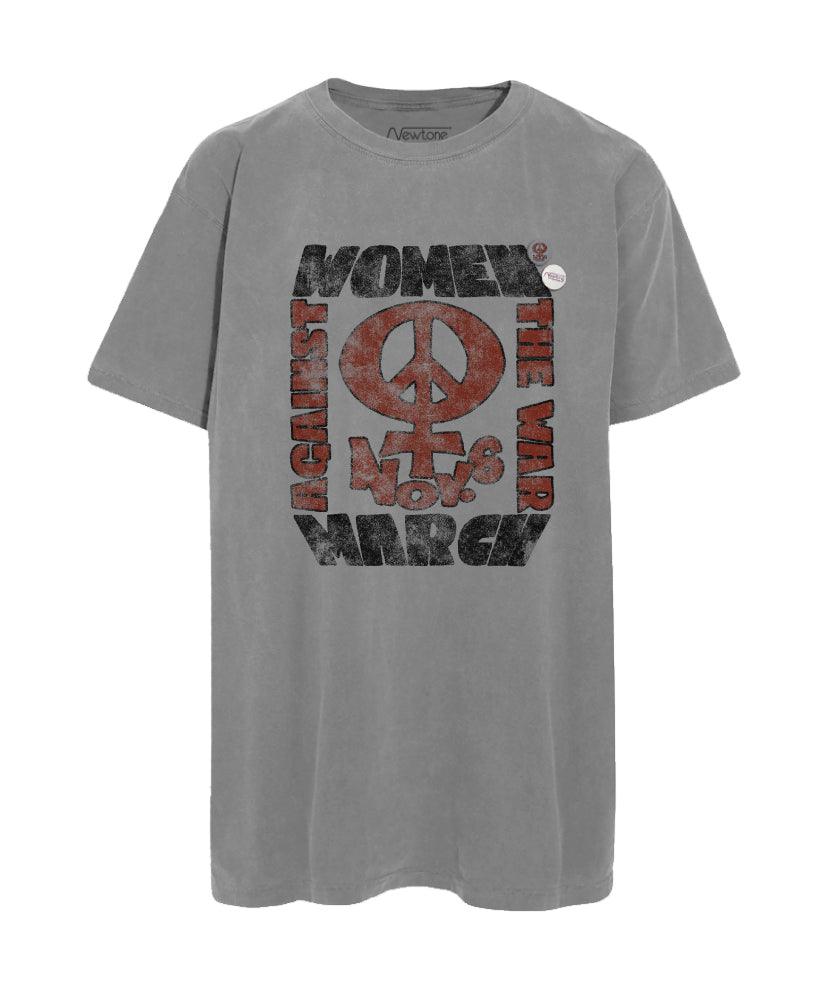 Tee shirt trucker grey "WAR" - Newtone