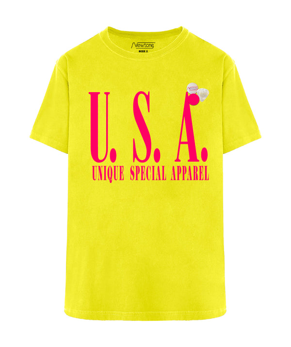 Tee shirt trucker sun "USA