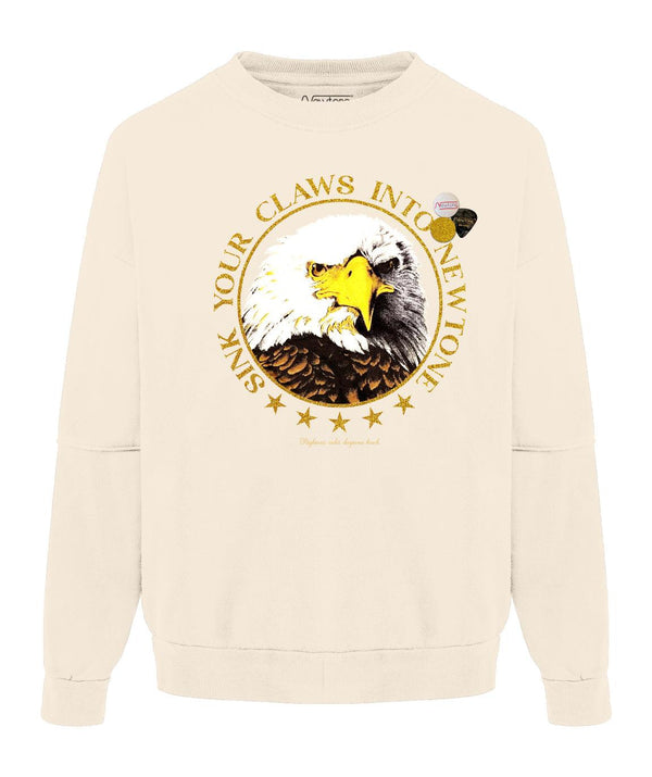 Sweatshirt roller natural "CLAWS" - Newtone