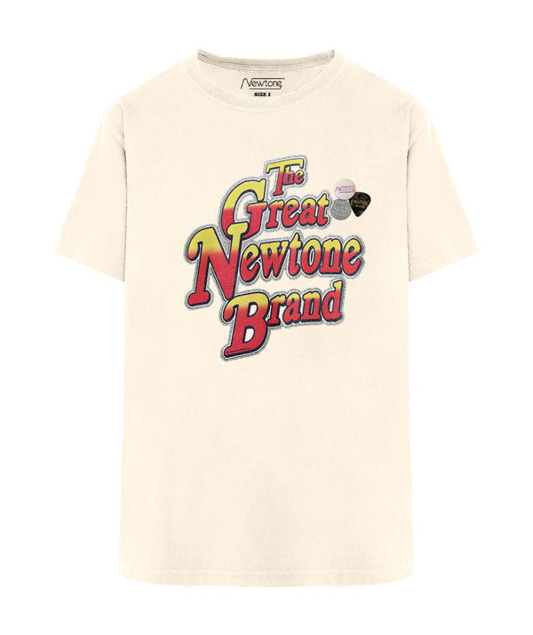 GREAT" natural trucker tee shirt - Newtone