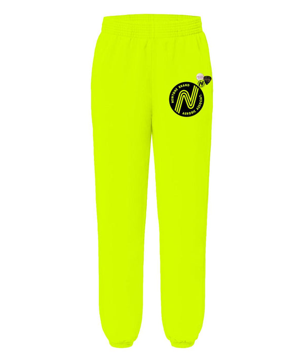 Jogger palmer neon yellow "AEROBIC" - Newtone