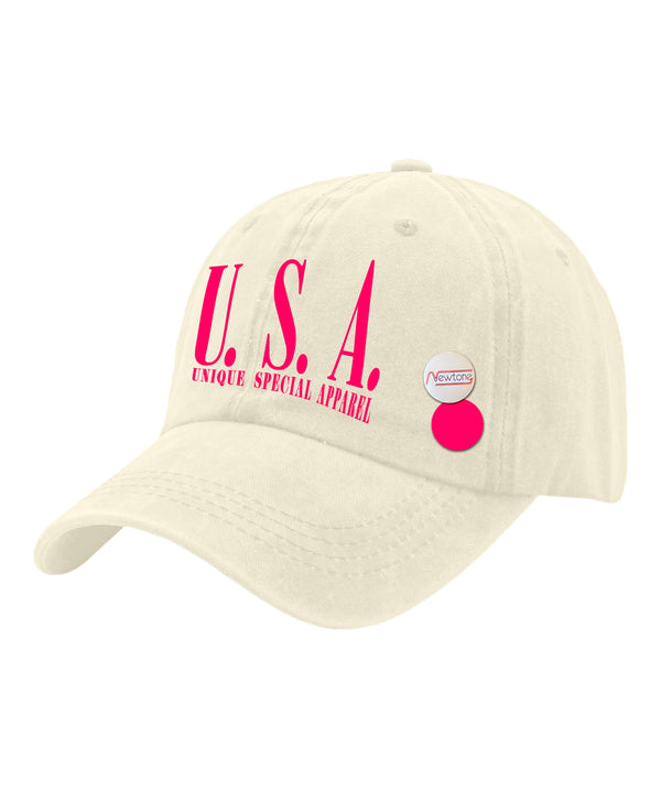 Natural plater cap "USA"
