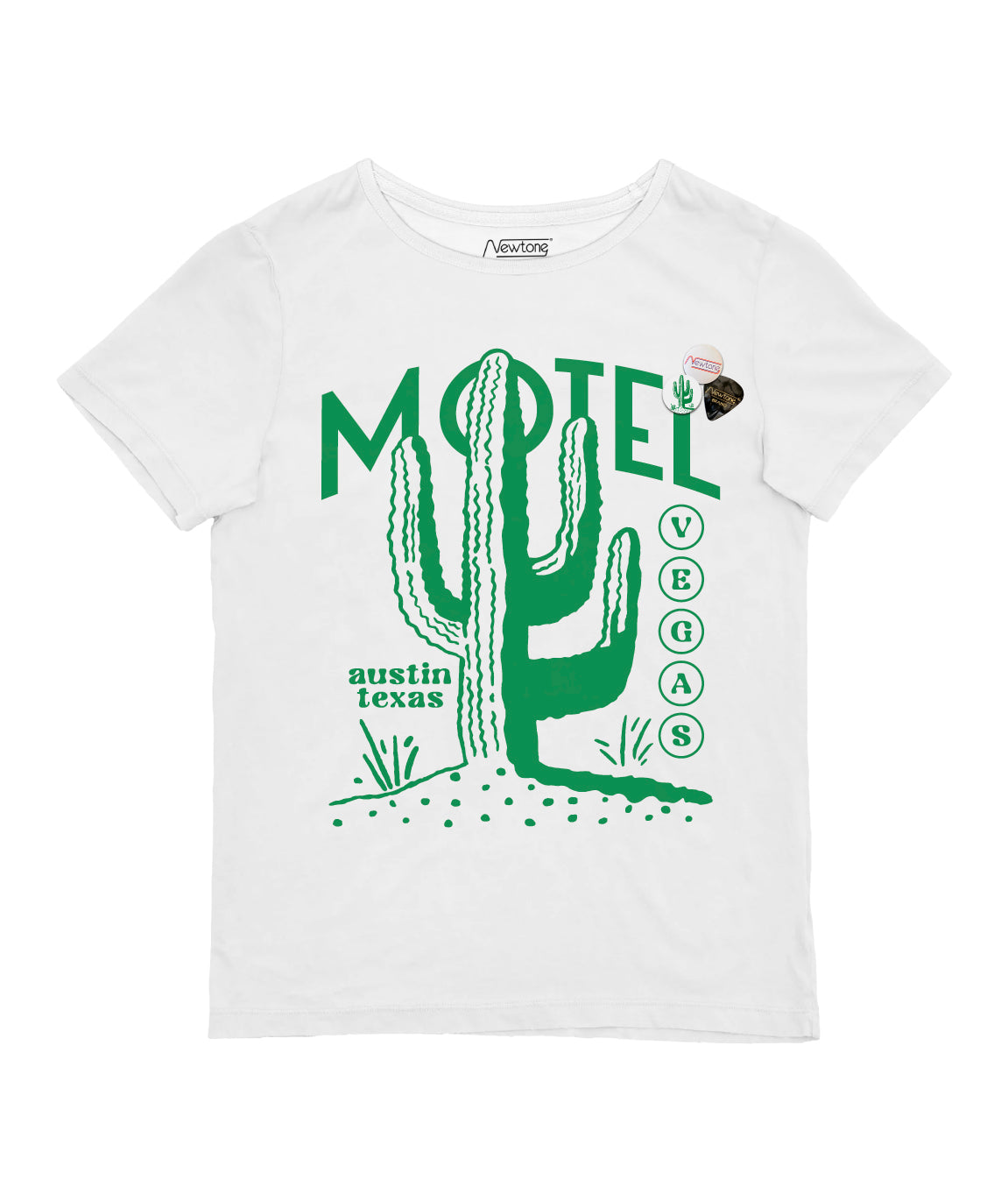 Tee shirt schiffer dirty white "CACTUS"