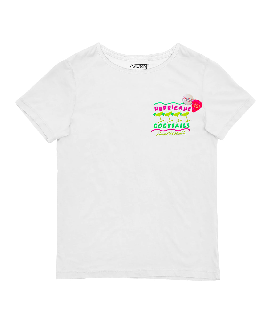 Tee shirt schiffer dirty white "HURRICANE"