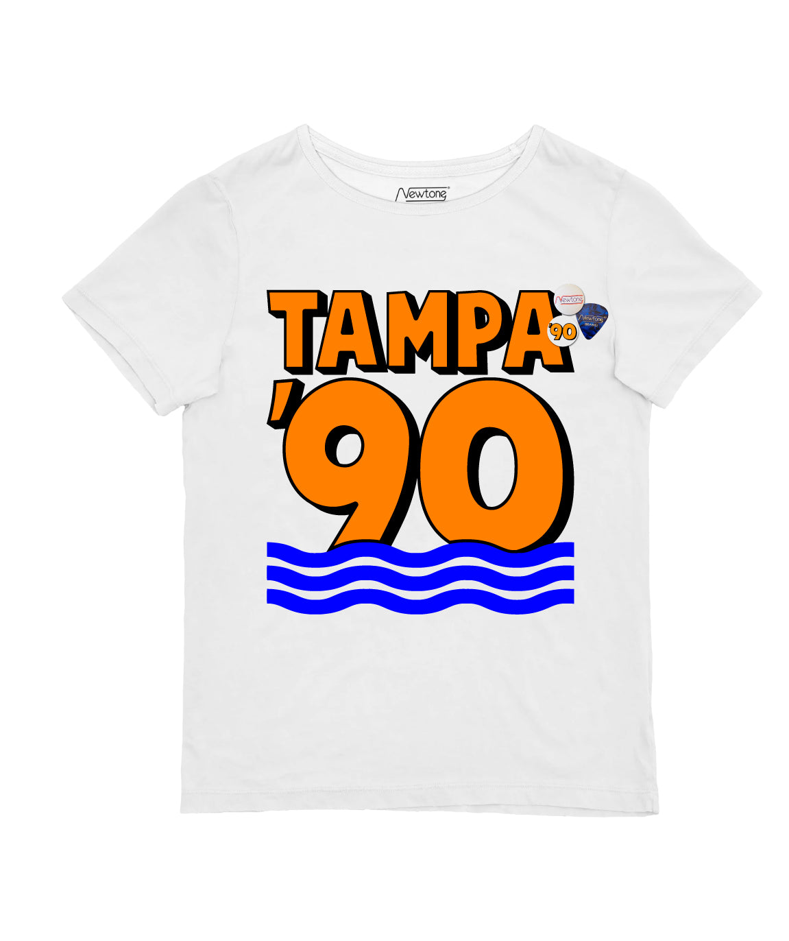 Tee shirt schiffer dirty white "TAMPA"