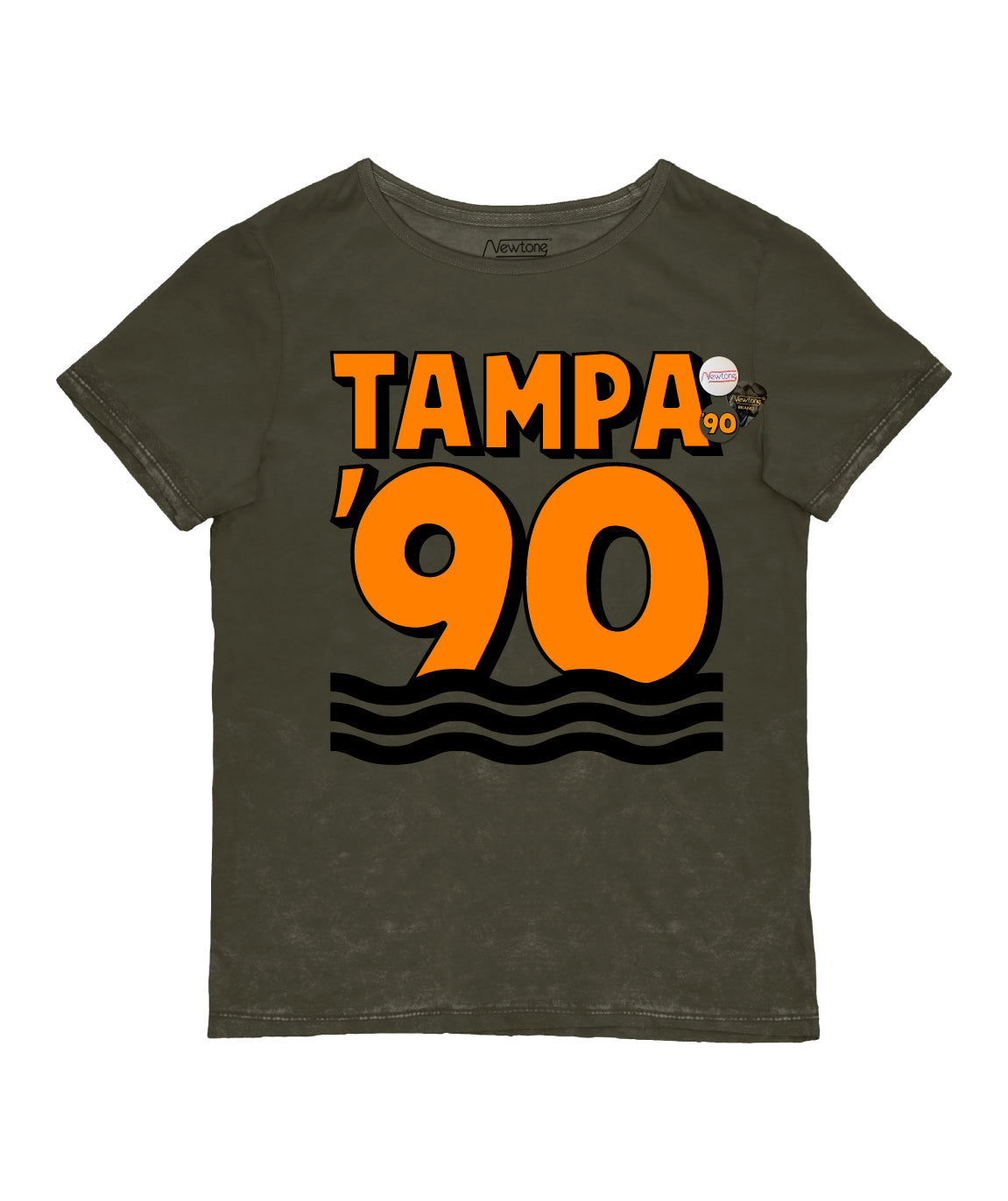 Tee shirt schiffer kaki "TAMPA"