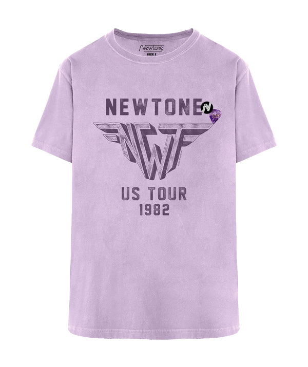 Tee shirt trucker lilac "WINGS SS24"