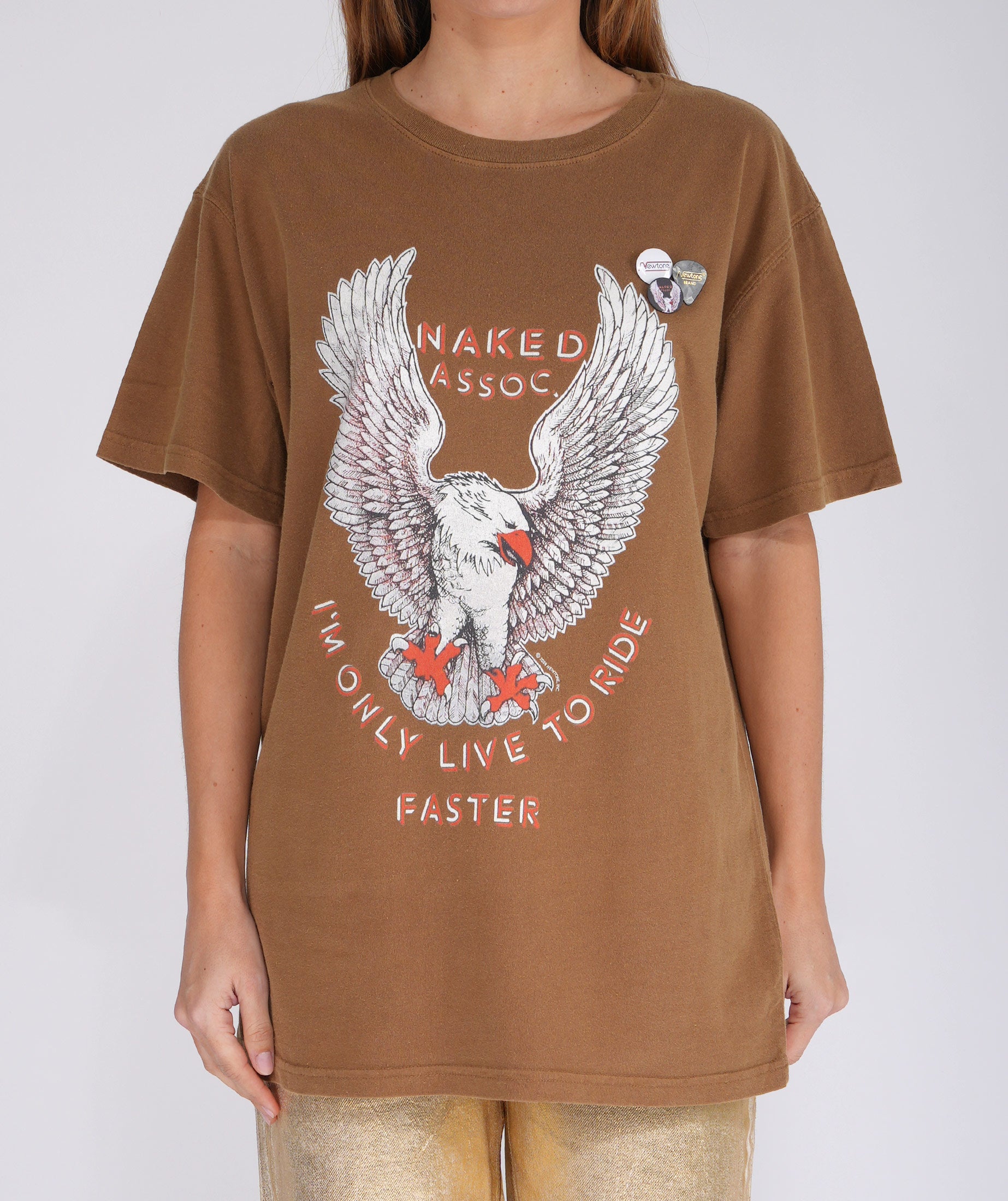 Tee shirt trucker havane "NAKED"
