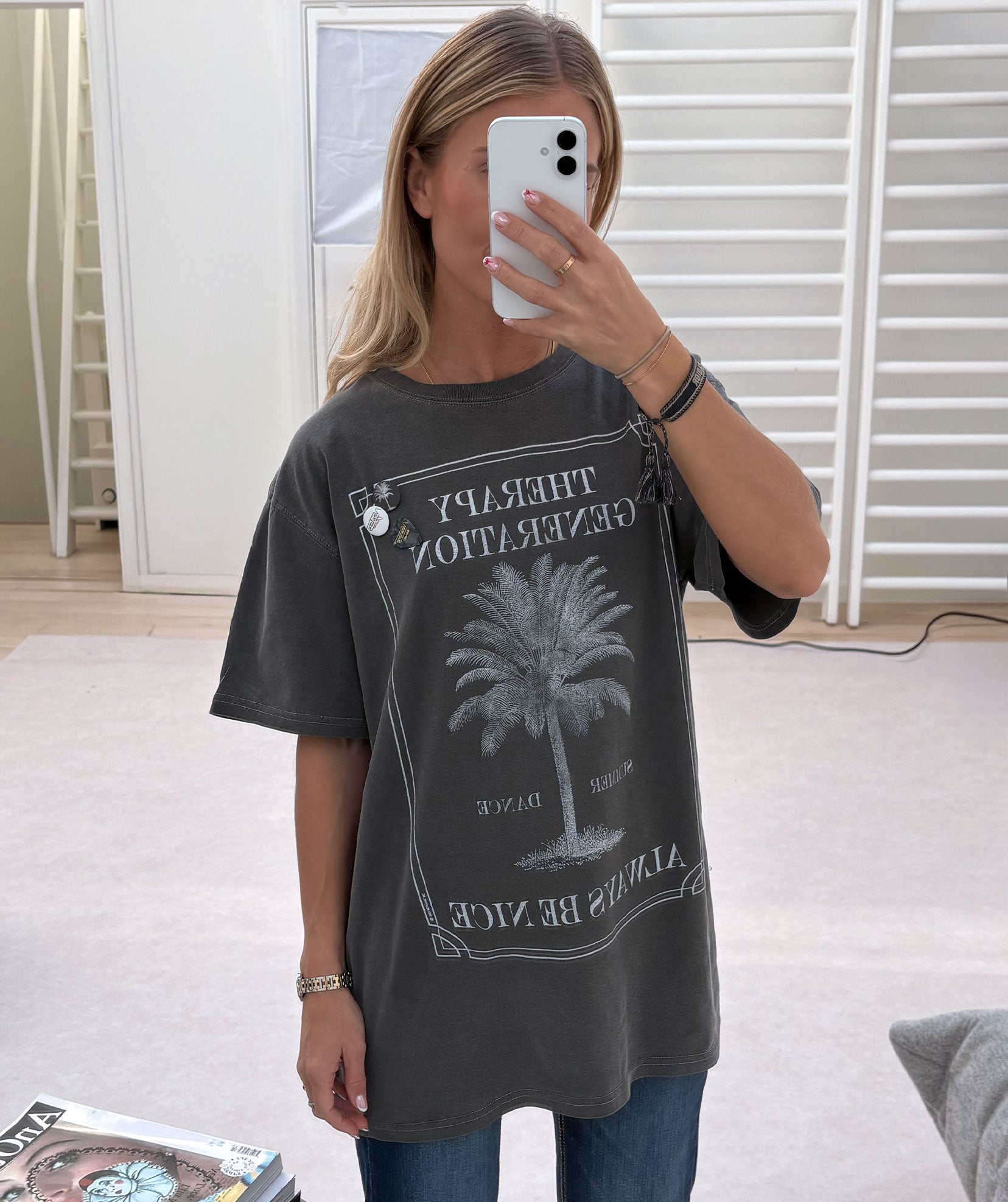 Tee shirt trucker pepper "PALM DREAMS"