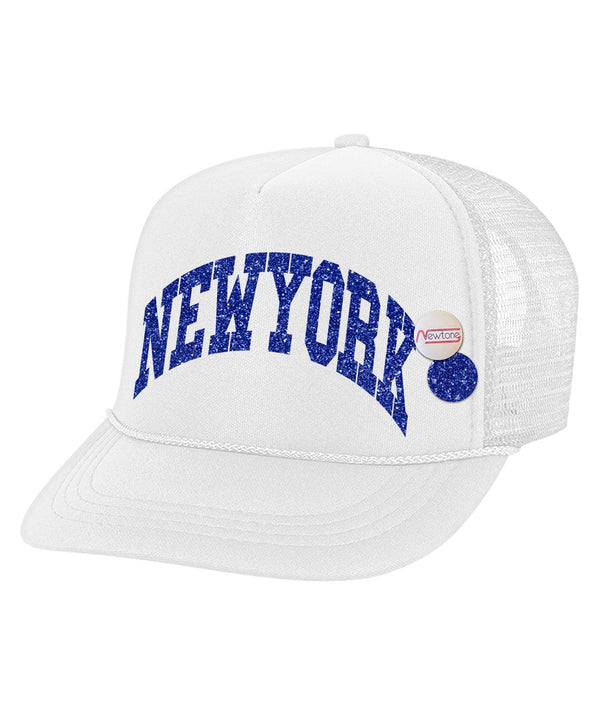 Cap toper dirty white new york "STATE" - Newtone