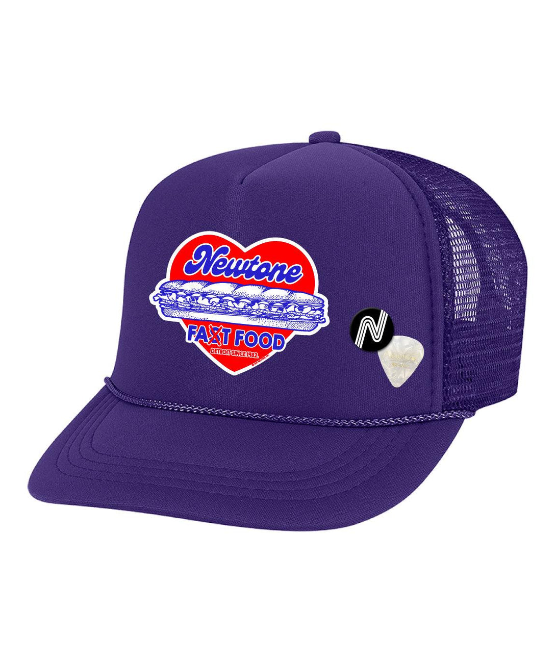 Casquette toper purple "FOOD SS24" - Newtone