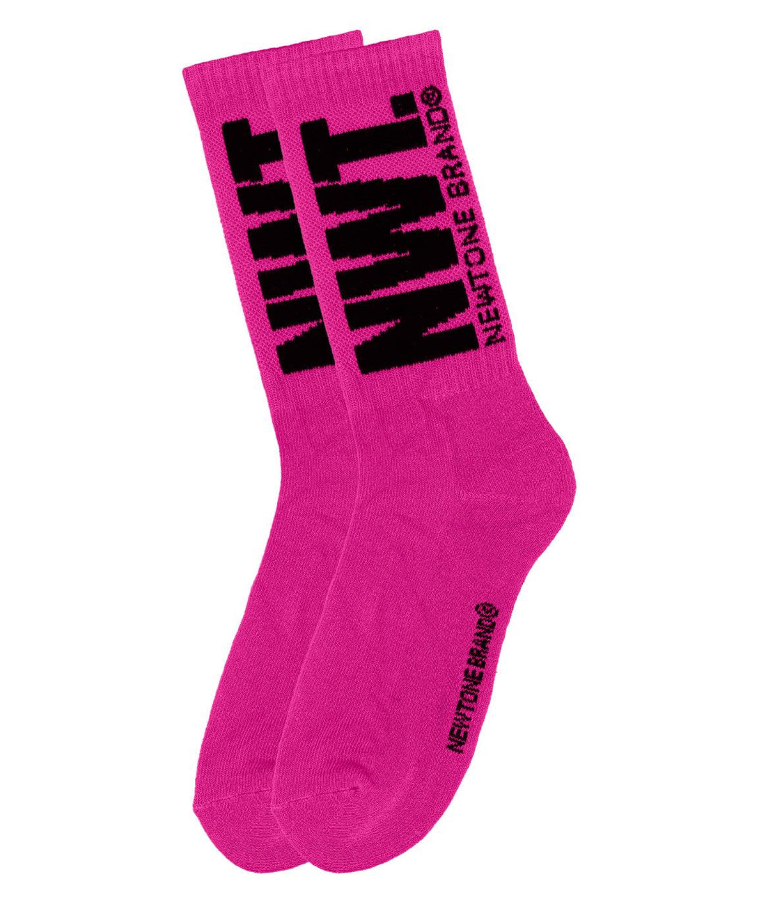 Chaussette socker fuschia "BRAND" - Newtone