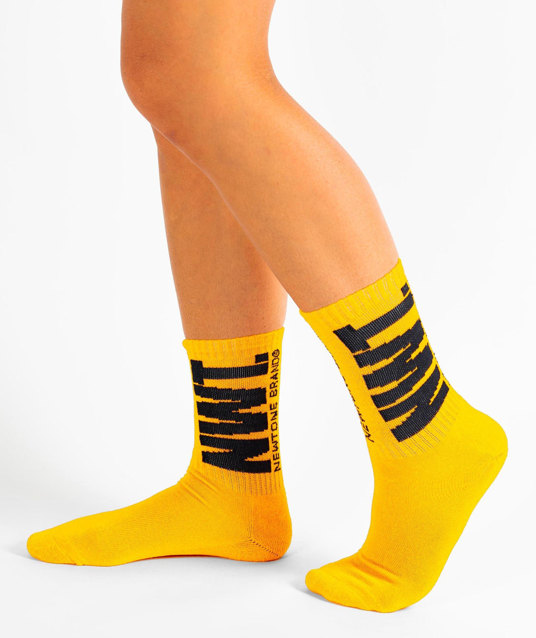 Chaussette socker mustard "BRAND" - Newtone