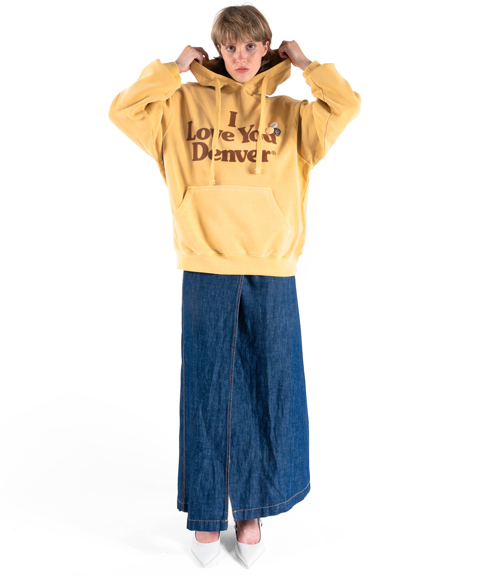 Hoodie jagger mustard "SOUVENIR"