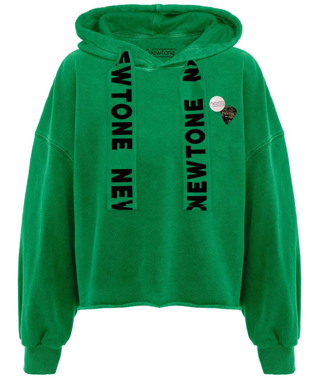 Hoodie crop bloomer grass "BLEED" - Newtone