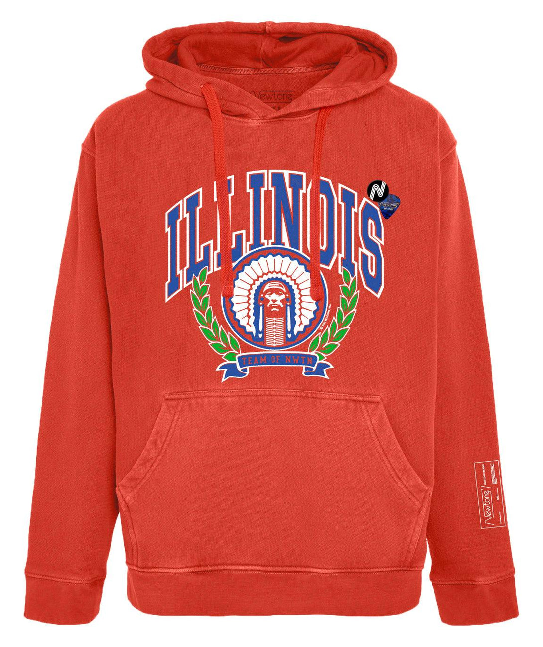 Hoodie jagger blood "ILLINOIS SS24" - Newtone