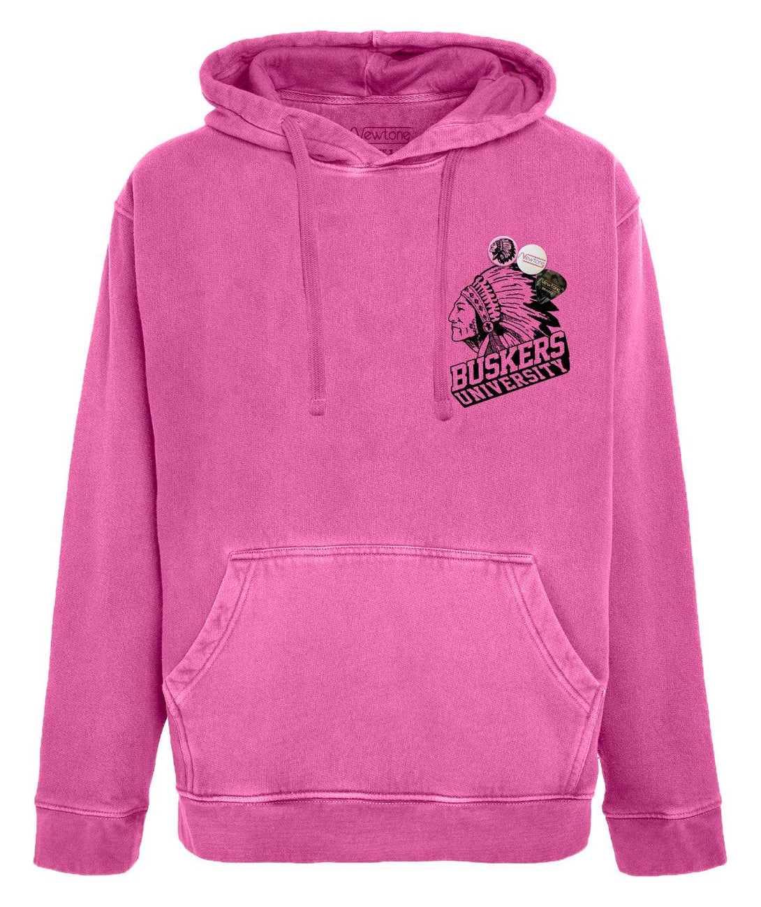 Hoodie jagger fuschia "BUSKERS" - Newtone