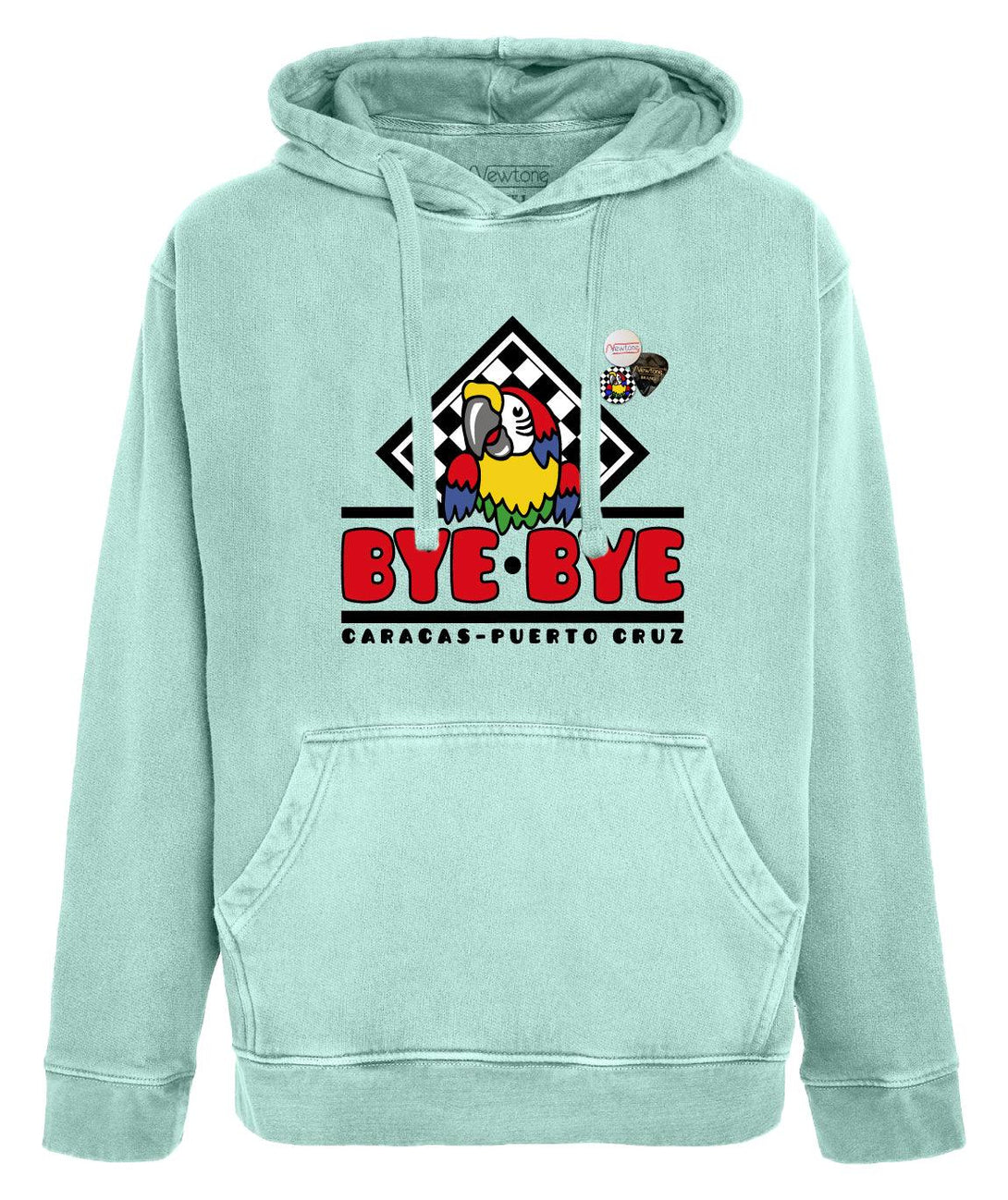 Hoodie jagger glass "BYEBYE" - Newtone