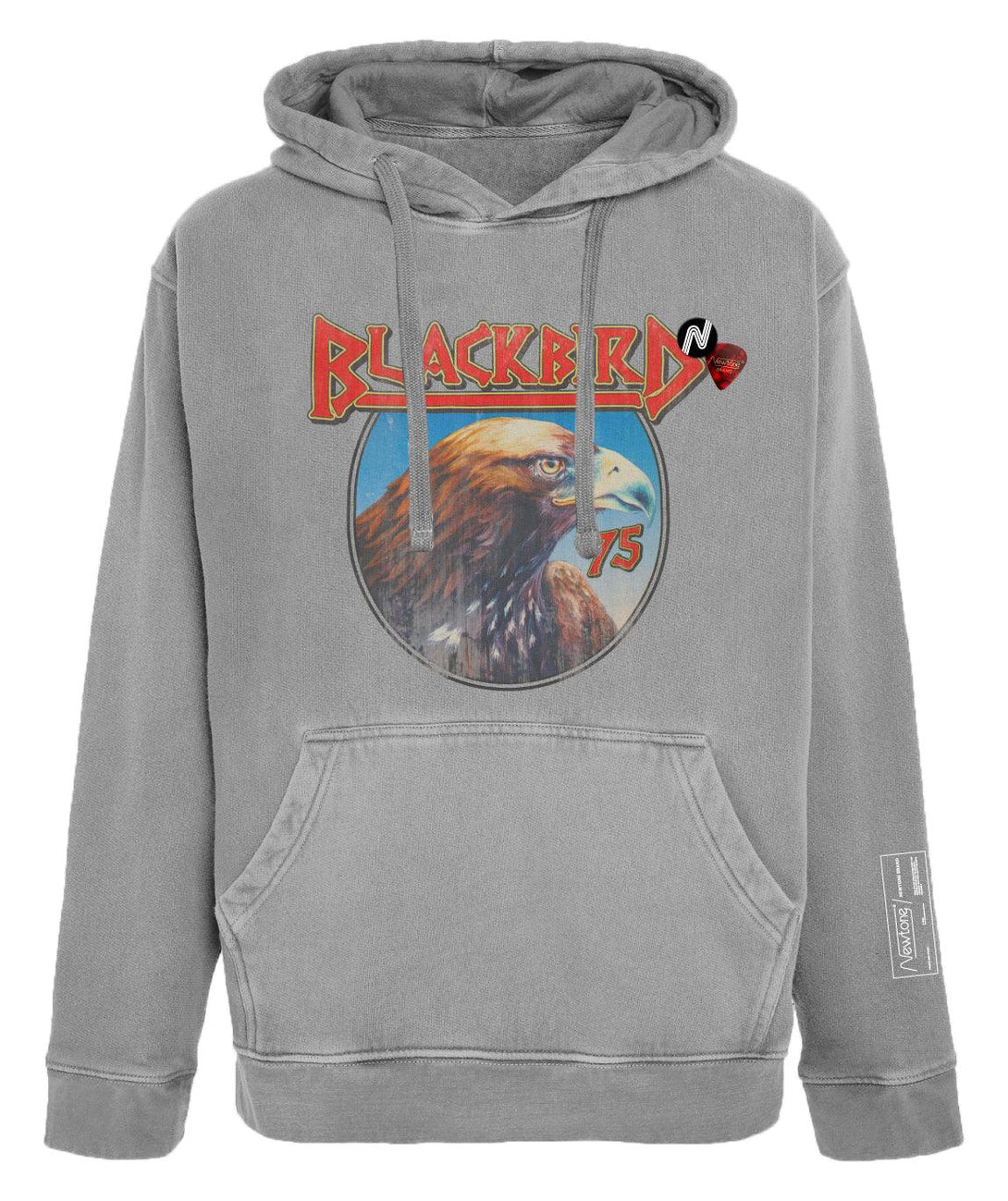 Hoodie jagger grey "BLACKBIRD SS24" - Newtone