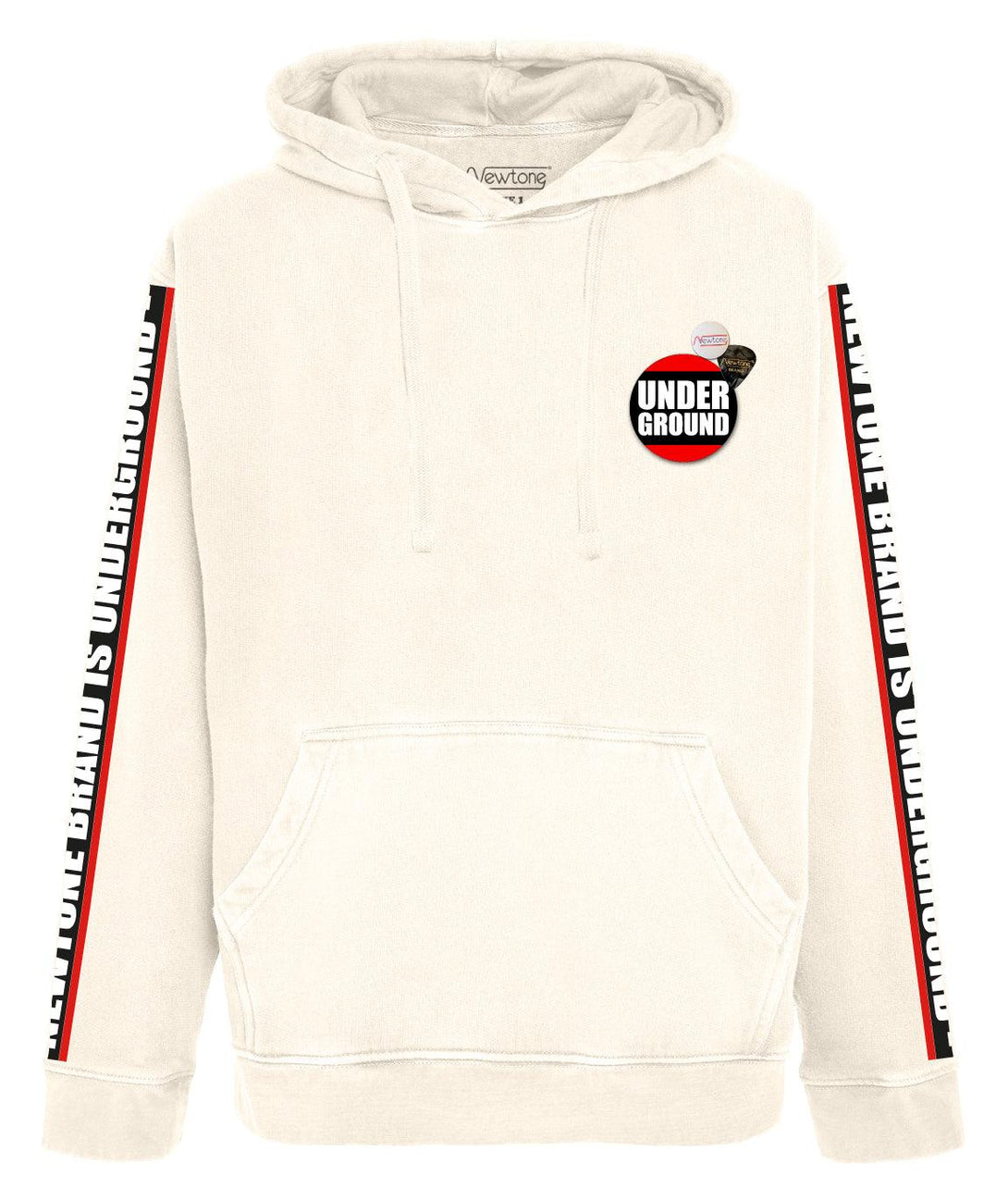 Hoodie jagger natural "UNDER" - Newtone