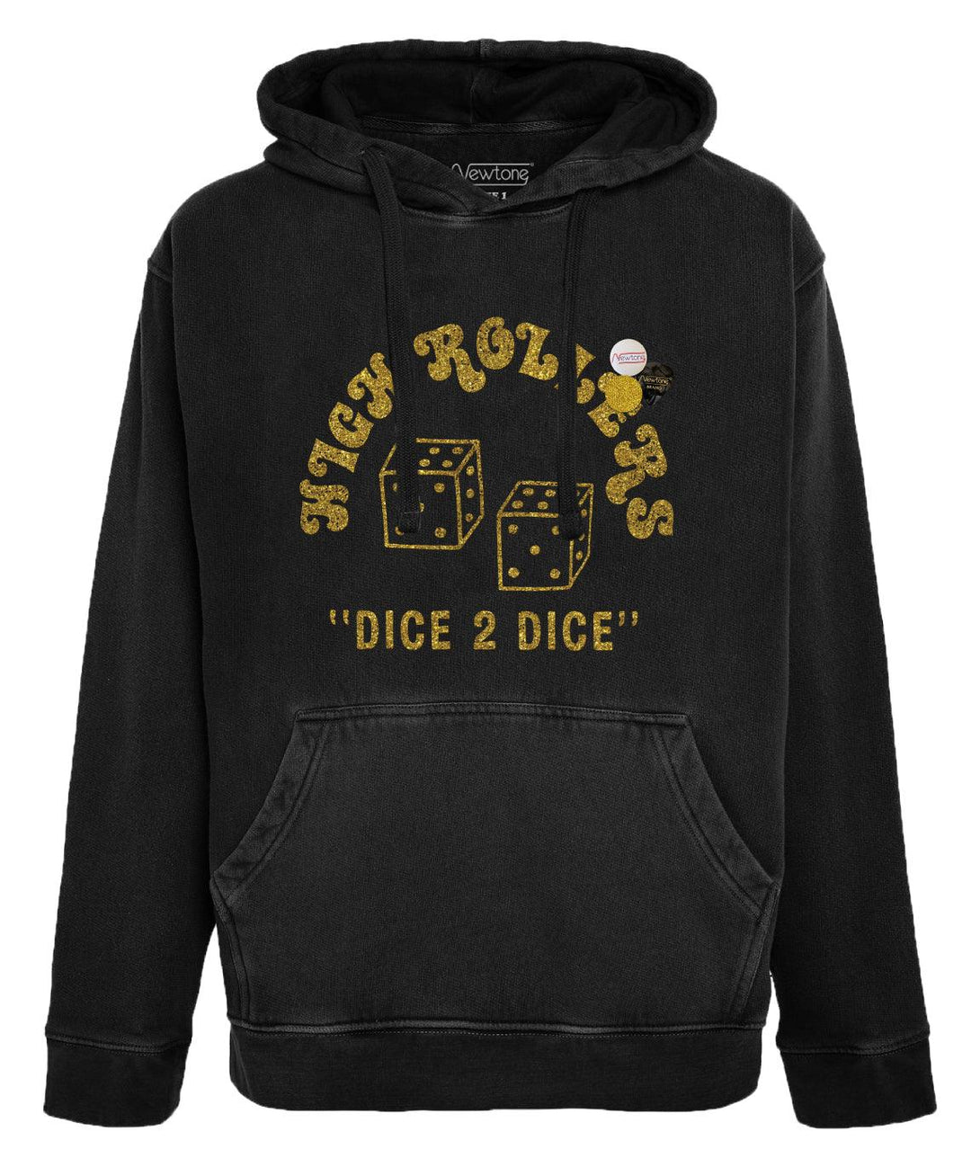 Hoodie jagger night "DICE" - Newtone