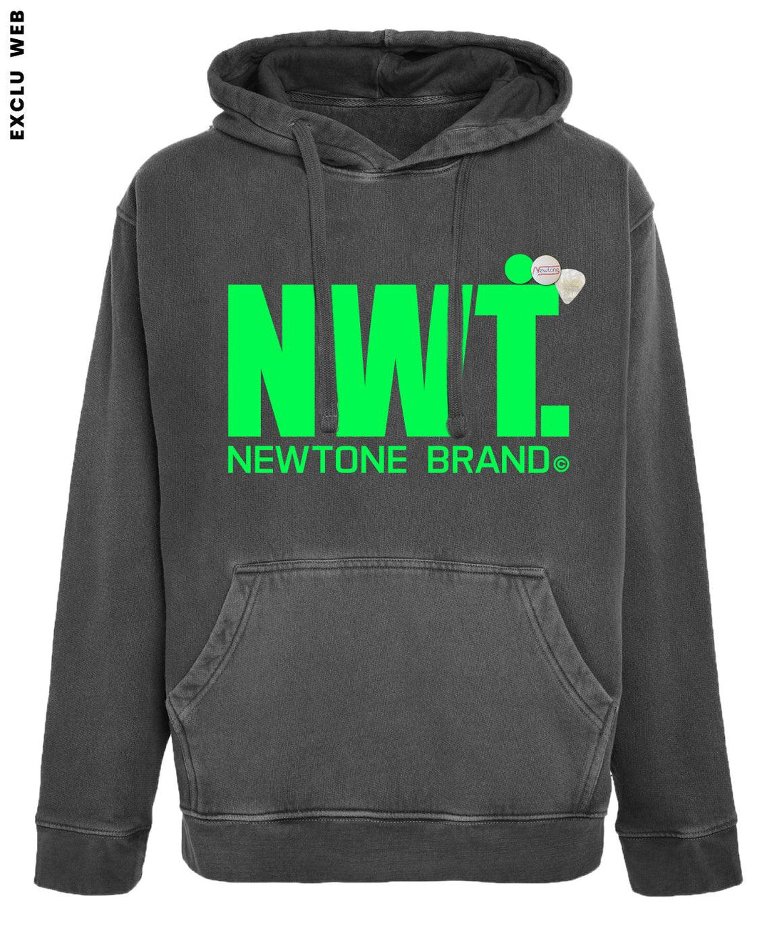 Hoodie jagger pepper néon green "BRAND SS24" - Newtone