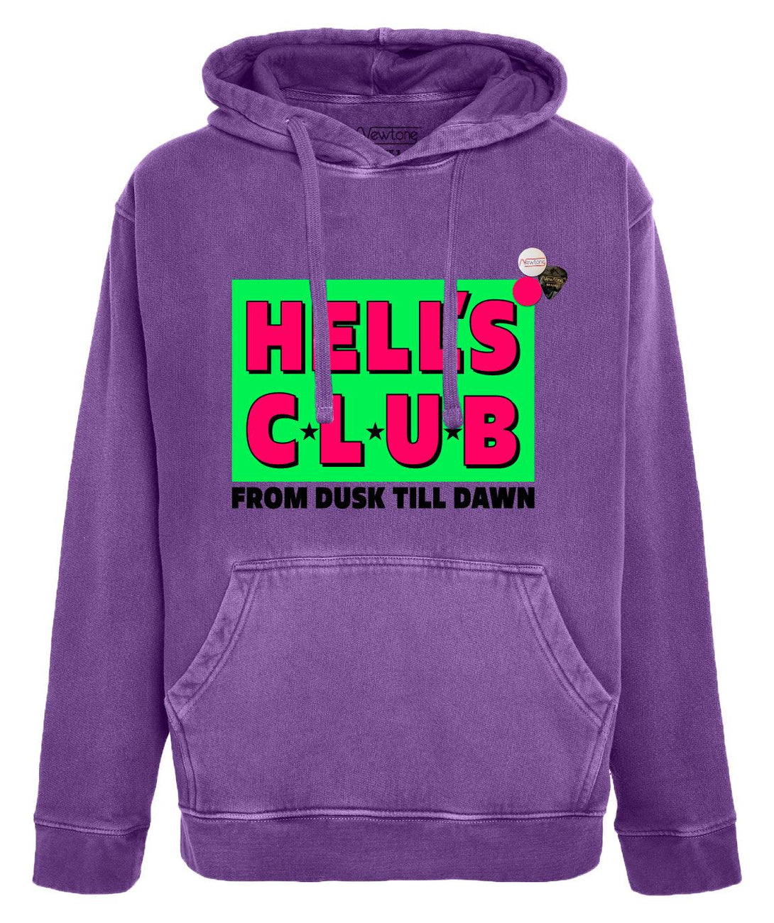 Hoodie jagger purple "DAWN" - Newtone