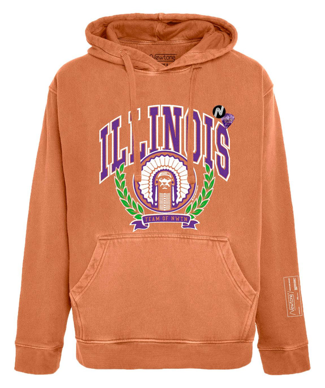 Hoodie jagger yam "ILLINOIS SS24" - Newtone