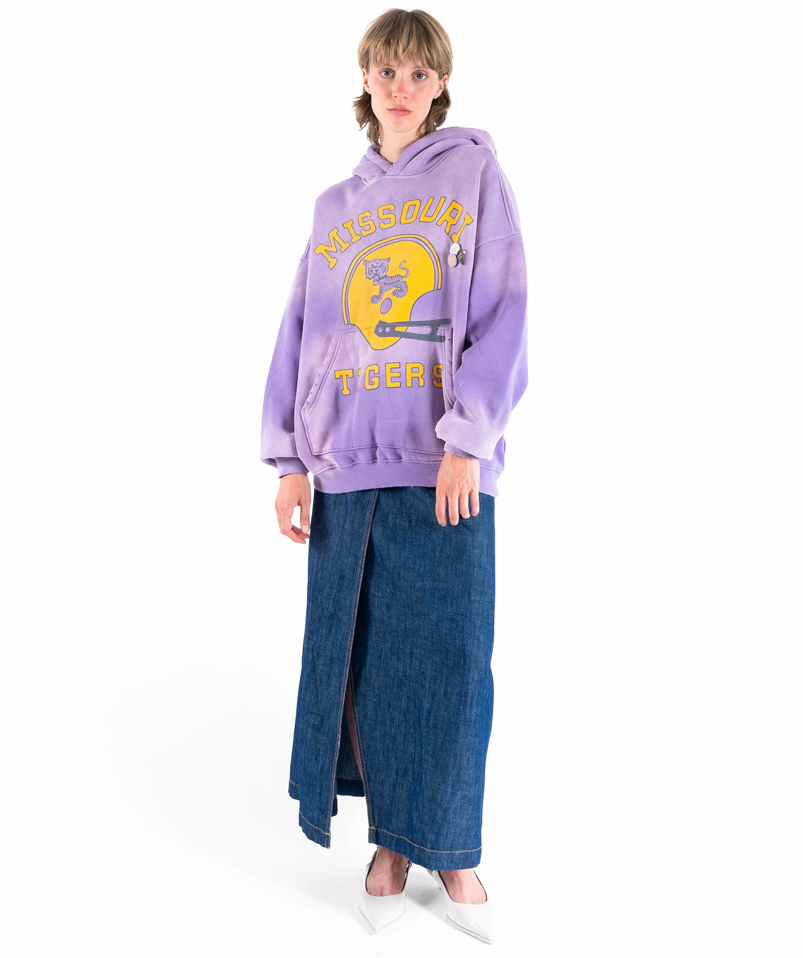 Hoodie skyler vintage purple "MISSOURI"