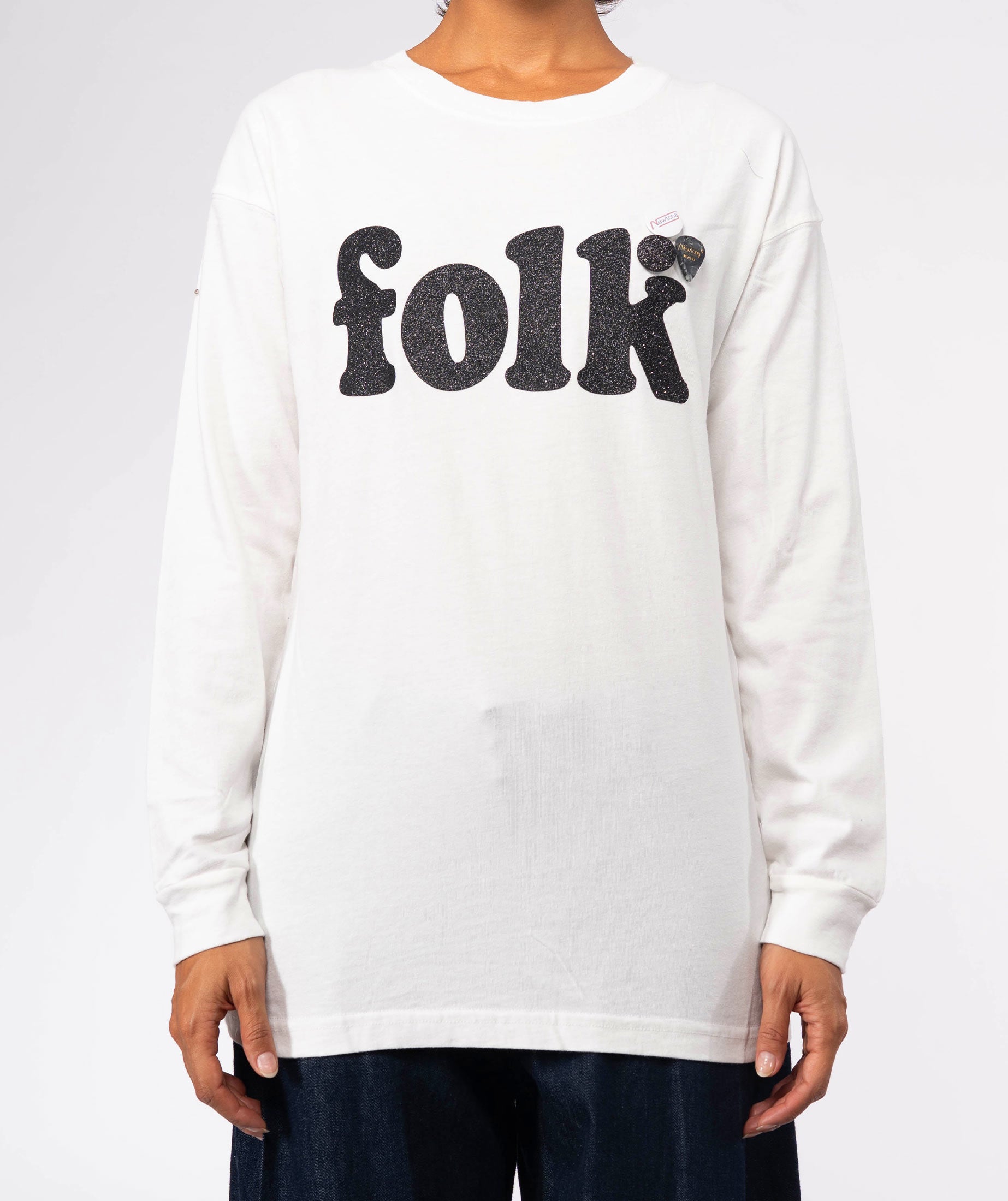 Tee shirt hunter dirty white "FOLK"