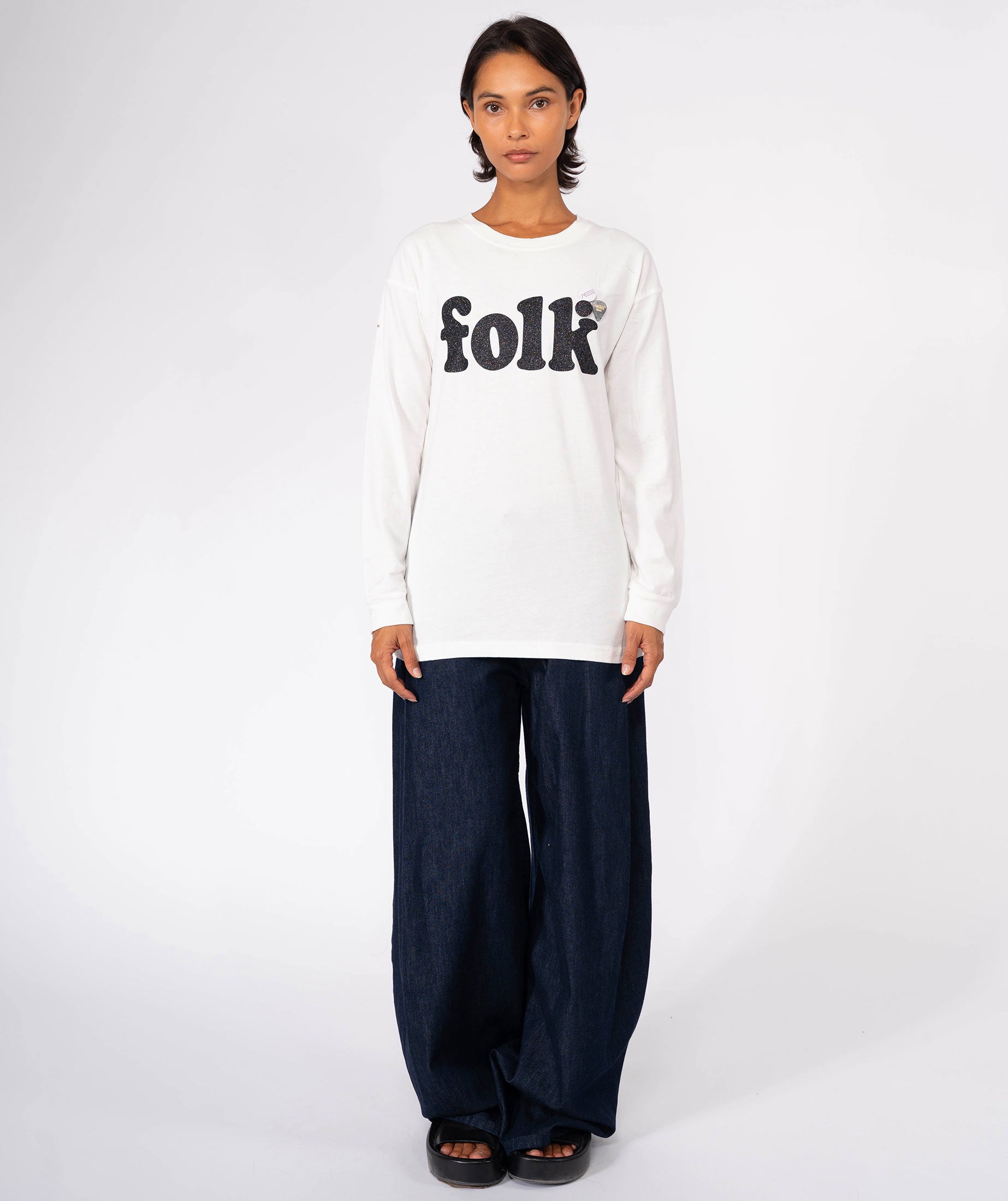 Tee shirt hunter dirty white "FOLK"