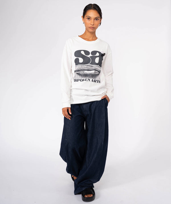 Tee shirt hunter dirty white "SPOKEN"